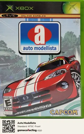 Auto Modellista Xbox, NTSC box front