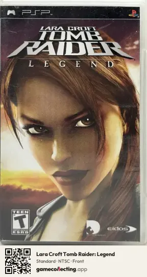 Lara Croft Tomb Raider: Legend PlayStation Portable, NTSC box front