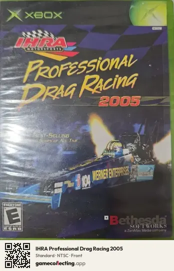 IHRA Professional Drag Racing 2005 Xbox, NTSC box front