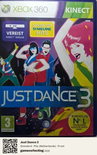 Just Dance 3 Xbox 360, Netherlands box front