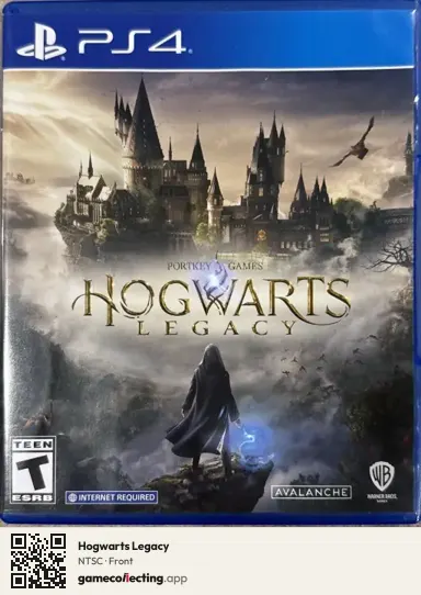 Hogwarts Legacy PlayStation 4, NTSC box front