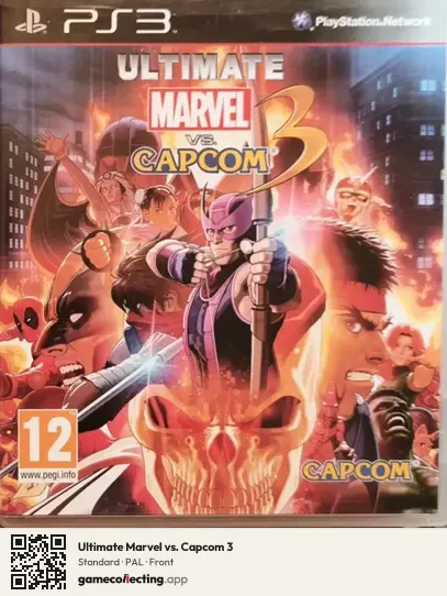 Ultimate Marvel vs. Capcom 3 PlayStation 3, PAL box front