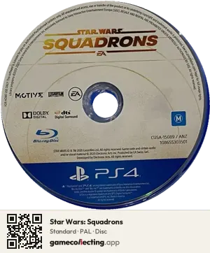 Star Wars: Squadrons PlayStation 4, PAL disc