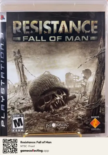 Resistance: Fall of Man PlayStation 3, NTSC box front