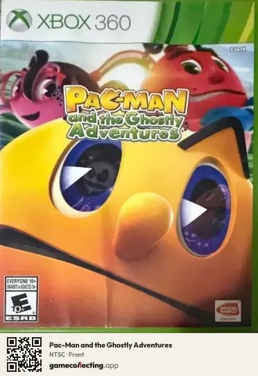 Pac-Man and the Ghostly Adventures Xbox 360, NTSC box front