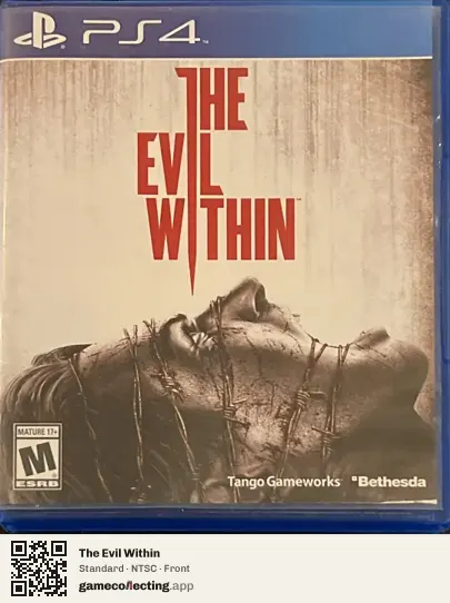 The Evil Within PlayStation 4, NTSC box front