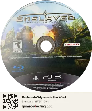 Enslaved: Odyssey to the West PlayStation 3, NTSC disc