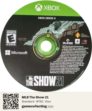 MLB The Show 21 Xbox Series X, NTSC disc