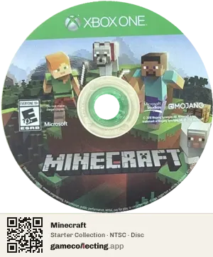 Minecraft Xbox One, NTSC disc