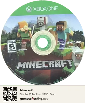 Minecraft Xbox One, NTSC disc