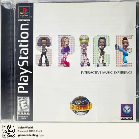 Spice World PlayStation, NTSC box front