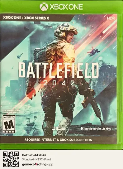 Battlefield 2042 Xbox One, NTSC box front
