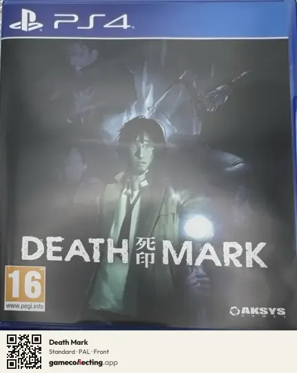 Death Mark PlayStation 4, PAL box front