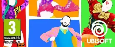 Just Dance 2021, the PEGI square on its front