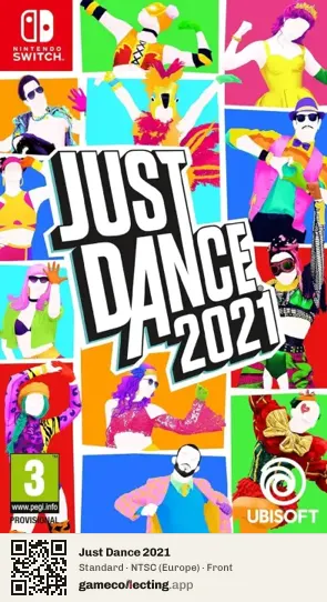Just Dance 2021 Nintendo Switch, Europe box front