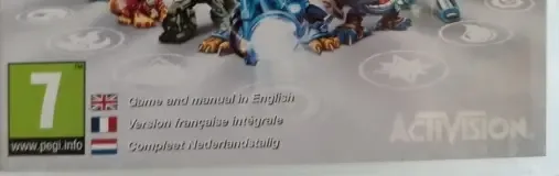 Skylanders: Giants, the PEGI square on its front