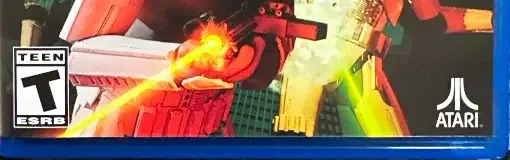 Star Wars: Dark Forces Remaster, the ESRB box on its front