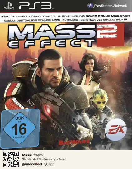 Mass Effect 2 PlayStation 3, Germany box front