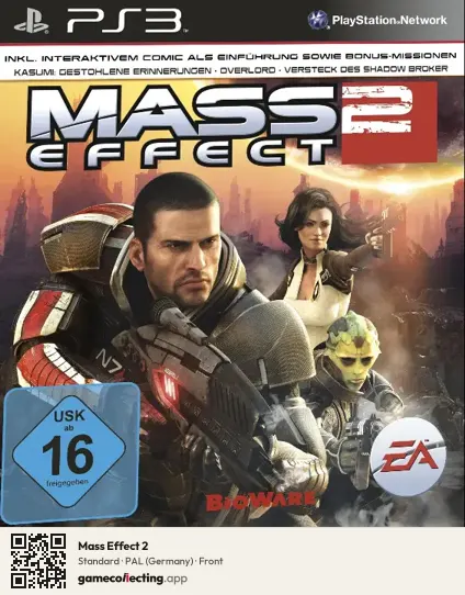 Mass Effect 2 PlayStation 3, Germany box front