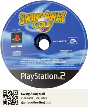 Swing Away Golf PlayStation 2, PAL disc