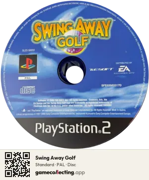 Swing Away Golf PlayStation 2, PAL disc