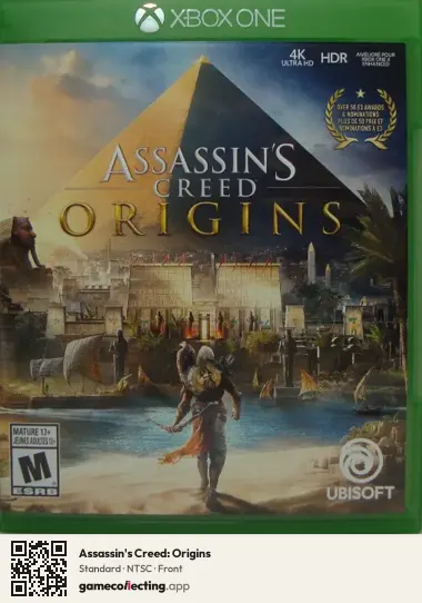 Assassin's Creed: Origins Xbox One, NTSC box front