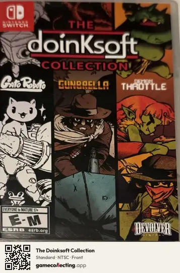 The Doinksoft Collection Nintendo Switch, NTSC box front