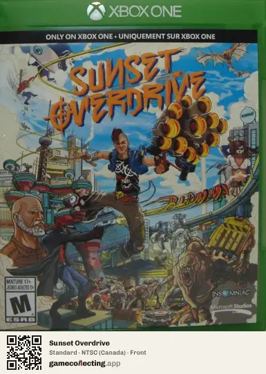 Sunset Overdrive Xbox One, Canada box front
