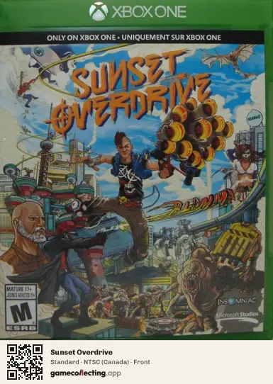 Sunset Overdrive Xbox One, Canada box front