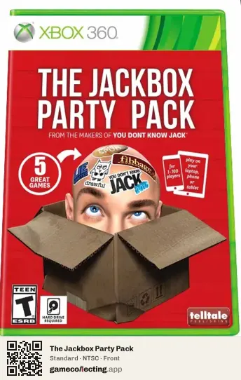 The Jackbox Party Pack Xbox 360, NTSC box front
