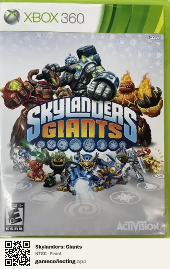 Skylanders: Giants Xbox 360, NTSC box front