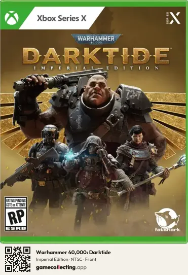 Warhammer 40,000: Darktide Xbox Series X, NTSC box front