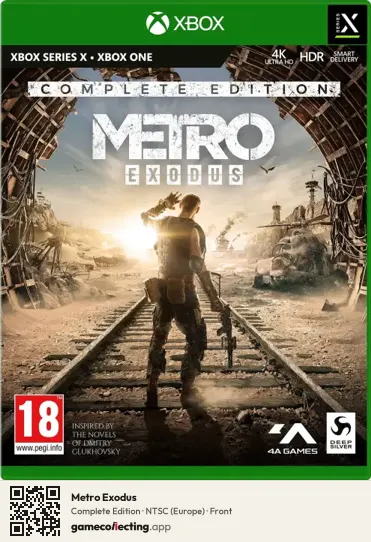 Metro Exodus Xbox Series X, Europe box front