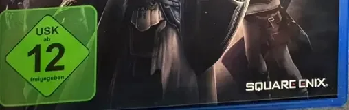 Dissidia Final Fantasy NT, the USK square on its front