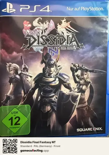 Dissidia Final Fantasy NT PlayStation 4, Germany box front