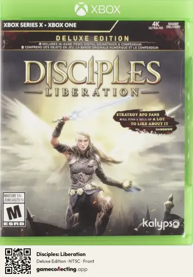 Disciples: Liberation Xbox Series X, NTSC box front