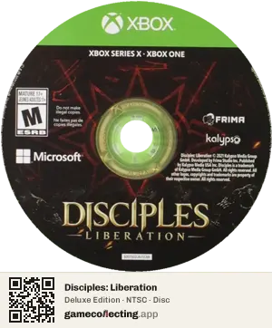 Disciples: Liberation Xbox Series X, NTSC disc