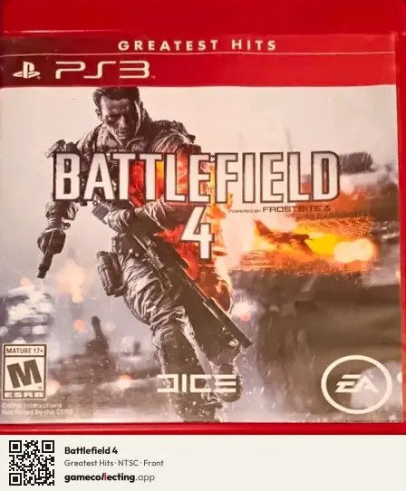 Battlefield 4 PlayStation 3, NTSC box front