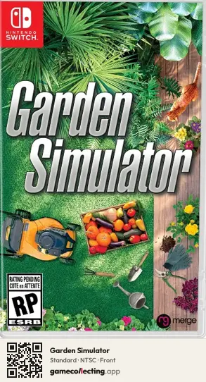 Garden Simulator Nintendo Switch, NTSC box front
