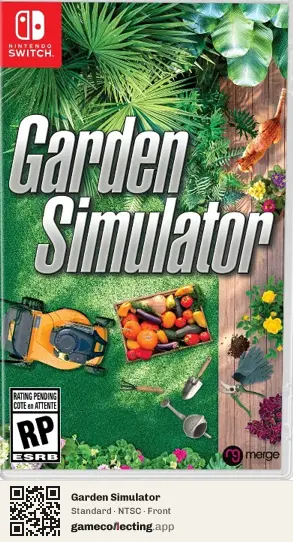 Garden Simulator Nintendo Switch, NTSC box front