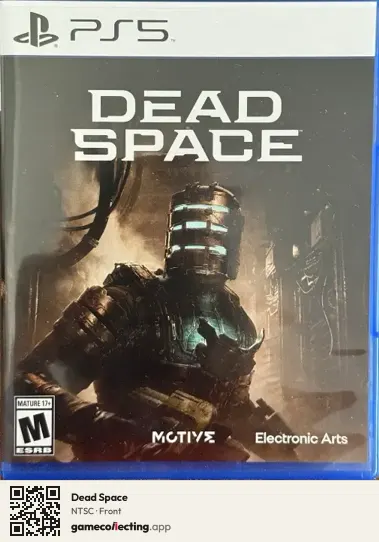 Dead Space PlayStation 5, NTSC box front
