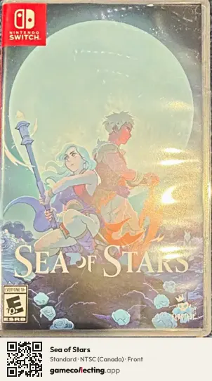 Sea of Stars Nintendo Switch, Canada box front