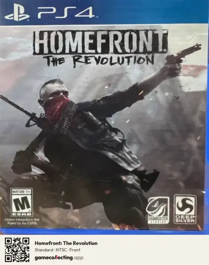 Homefront: The Revolution PlayStation 4, NTSC box front
