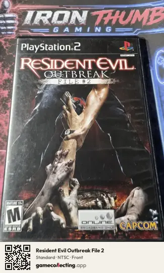 Resident Evil Outbreak File 2 PlayStation 2, NTSC box front