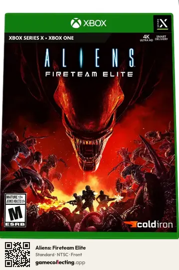 Aliens: Fireteam Elite Xbox Series X, NTSC box front
