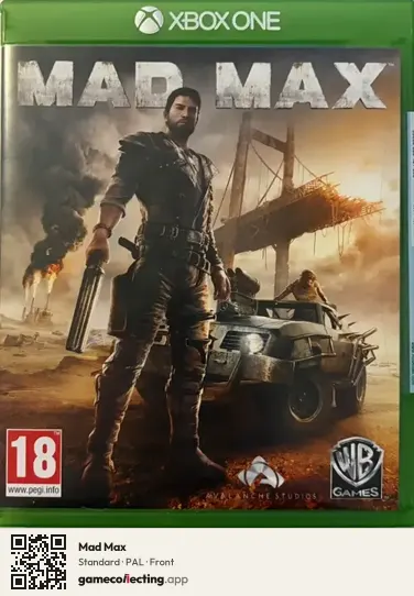 Mad Max Xbox One, PAL box front