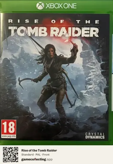 Rise of the Tomb Raider Xbox One, PAL box front