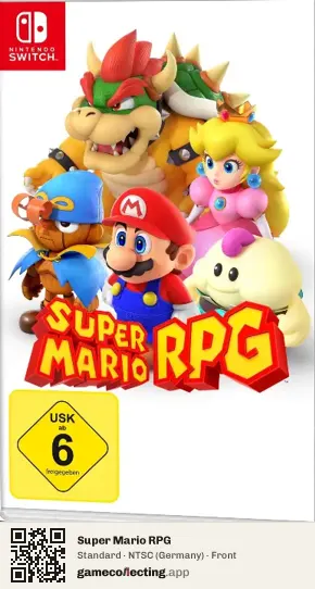 Super Mario RPG Nintendo Switch, Germany box front