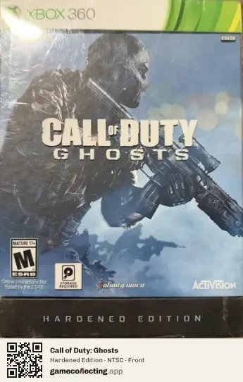 Call of Duty: Ghosts Xbox 360, NTSC box front