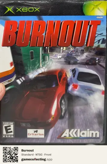 Burnout Xbox, NTSC box front